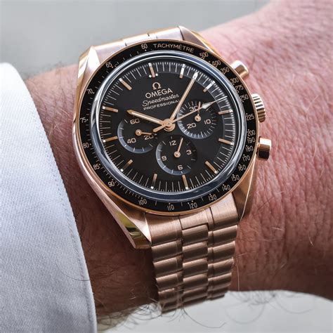 omega speedmaster professional moonwatch sedna gold|omega moonwatch sedna gold.